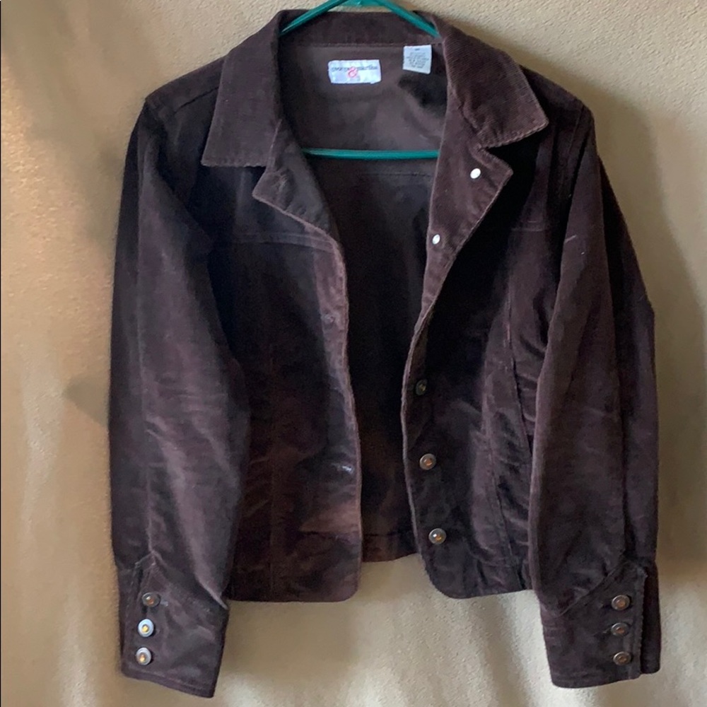 Jacket brown corduroy